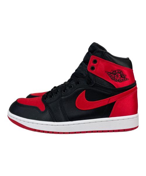 NIKE（ナイキ）NIKE (ナイキ) WMNS AIR JORDAN 1 HIGH OG（ウィメンズ エアジョーダン 1 ハイ OG） レッド×ブラック サイズ:27.5 未使用品の古着・服飾アイテム