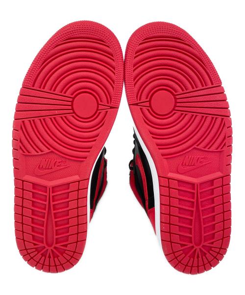 NIKE（ナイキ）NIKE (ナイキ) WMNS AIR JORDAN 1 HIGH OG（ウィメンズ エアジョーダン 1 ハイ OG） レッド×ブラック サイズ:27.5 未使用品の古着・服飾アイテム