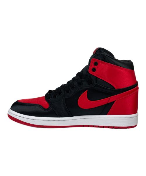 NIKE（ナイキ）NIKE (ナイキ) WMNS AIR JORDAN 1 HIGH OG（ウィメンズ エアジョーダン 1 ハイ OG） レッド×ブラック サイズ:27.5 未使用品の古着・服飾アイテム