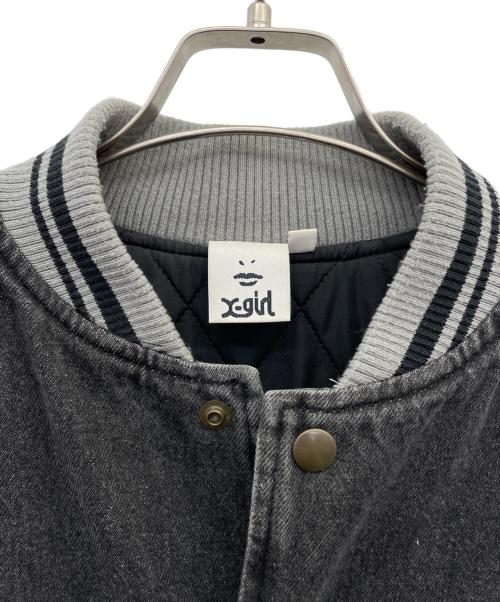 X-GIRL（エックスガール）X-girl (エックスガール) ブルゾン ブラック サイズ:Sの古着・服飾アイテム