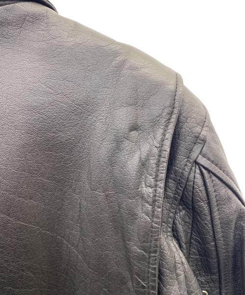 foor step（フールステップ）foor step (フールステップ) シングルライダースジャケット ブラック サイズ:Ｌの古着・服飾アイテム