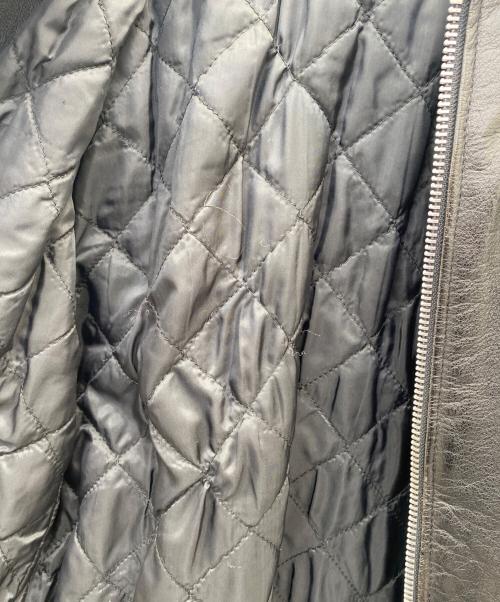 foor step（フールステップ）foor step (フールステップ) シングルライダースジャケット ブラック サイズ:Ｌの古着・服飾アイテム