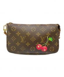 LOUIS VUITTON（ルイ ヴィトン）の古着「ポシェット モノグラム・チェリー」｜ブラウン