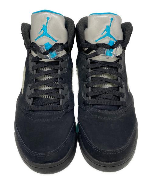 NIKE（ナイキ）NIKE (ナイキ) AIR JORDAN 5 RETRO(ナイキ エアジョーダン 5 レトロ) ブラック×スカイブルー サイズ:27.5の古着・服飾アイテム