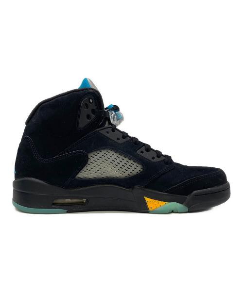 NIKE（ナイキ）NIKE (ナイキ) AIR JORDAN 5 RETRO(ナイキ エアジョーダン 5 レトロ) ブラック×スカイブルー サイズ:27.5の古着・服飾アイテム