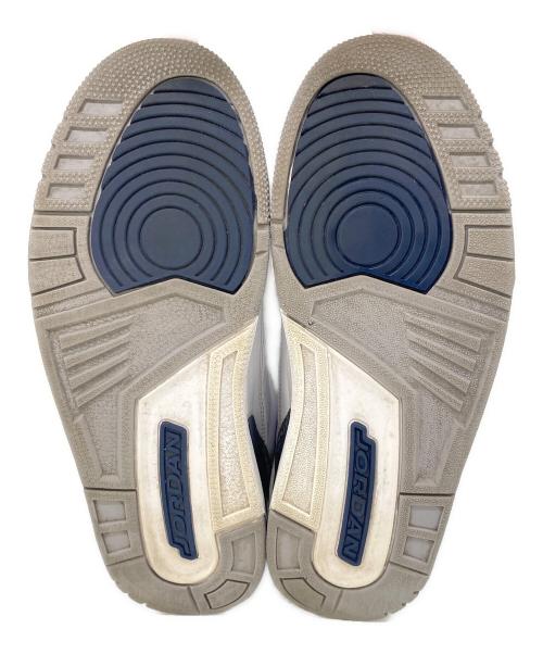 NIKE（ナイキ）NIKE (ナイキ) AIR JORDAN3 RETORO ホワイト×ブルー サイズ:28㎝の古着・服飾アイテム