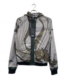 DOLCE & GABBANA（ドルチェ＆ガッバーナ）の古着「ナイロンジャケット」｜グレー×グリーン