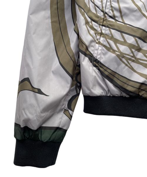 DOLCE & GABBANA（ドルチェ＆ガッバーナ）DOLCE & GABBANA (ドルチェ＆ガッバーナ) ナイロンジャケット グレー×グリーン サイズ:46の古着・服飾アイテム