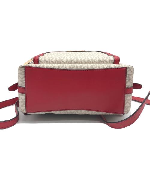 MICHAEL KORS（マイケル・コース）MICHAEL KORS (マイケル・コース) リュック レッド×ホワイトの古着・服飾アイテム