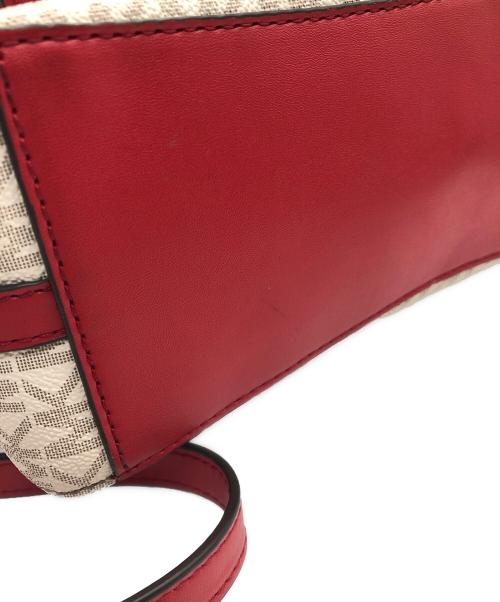 MICHAEL KORS（マイケル・コース）MICHAEL KORS (マイケル・コース) リュック レッド×ホワイトの古着・服飾アイテム