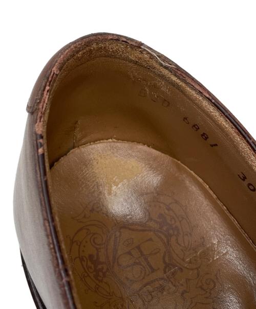 SHETLAND FOX（シェットランドフォックス）SHETLAND FOX (シェットランドフォックス) ストレートチップシューズ ブラウン サイズ:8の古着・服飾アイテム