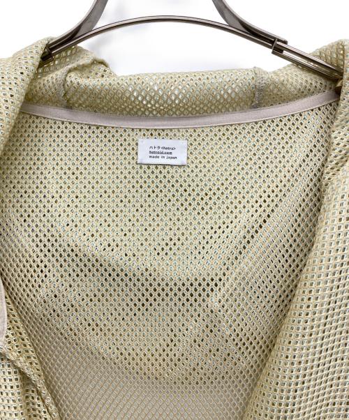 hatra（ハトラ）hatra (ハトラ) メッシュロングカーディガン ベージュ サイズ:Mの古着・服飾アイテム