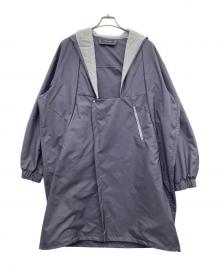 chloma（クロマ）の古着「デザインフーデットジャケット」｜ネイビー