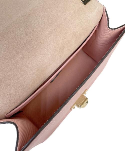 FURLA（フルラ）FURLA (フルラ) チェーンストラップショルダーバッグ ピンクの古着・服飾アイテム