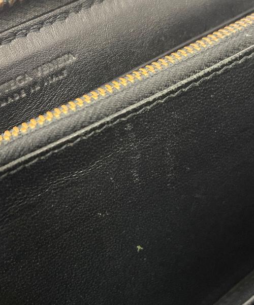BOTTEGA VENETA（ボッテガベネタ）BOTTEGA VENETA (ボッテガベネタ) ラウンドファスナー財布 ブラックの古着・服飾アイテム