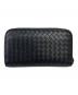 BOTTEGA VENETA (ボッテガベネタ) ラウンドファスナー財布 ブラック：13000円