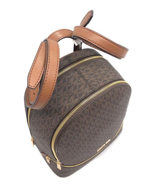 MICHAEL KORS（マイケル・コース）MICHAEL KORS (マイケル・コース) リュック ブラウン×ブラック 未使用品の古着・服飾アイテム