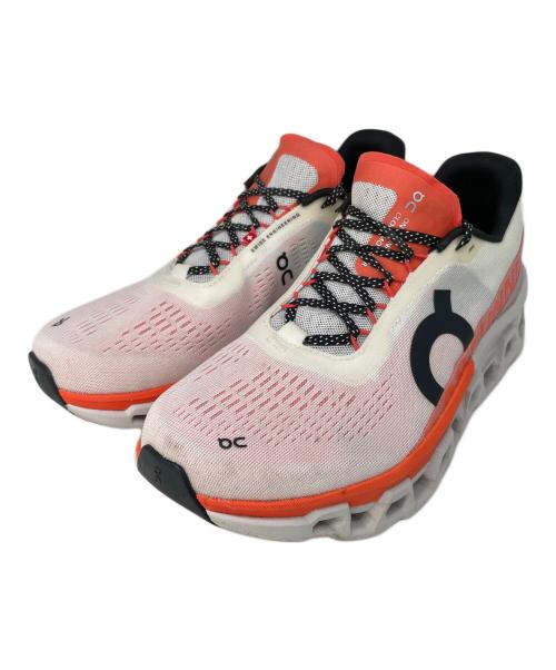 on（オン）on (オン) CLOUDMONSTER2 ホワイト×オレンジ サイズ:26.5㎝の古着・服飾アイテム