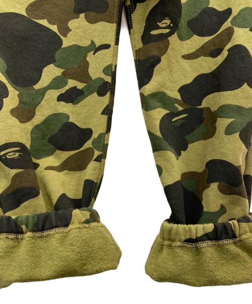 A BATHING APE（ア ベイシング エイプ）A BATHING APE (ア ベイシング エイプ) スウェットパンツ グリーン サイズ:Ｌの古着・服飾アイテム