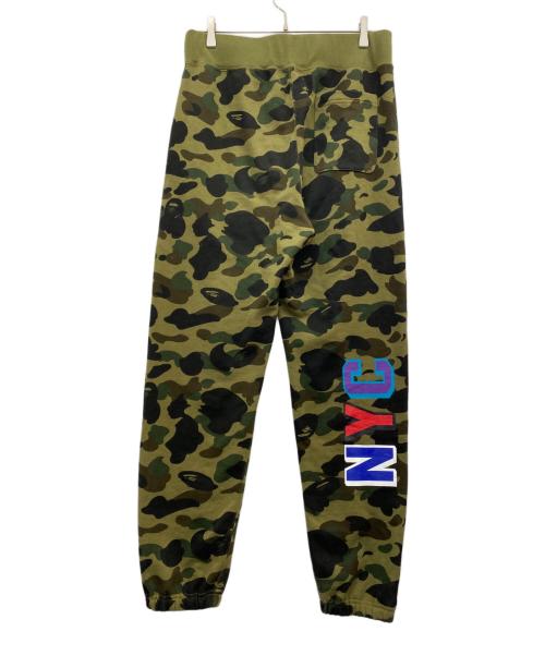 A BATHING APE（ア ベイシング エイプ）A BATHING APE (ア ベイシング エイプ) スウェットパンツ グリーン サイズ:Ｌの古着・服飾アイテム