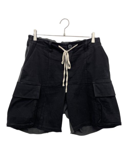 DANKE SCHON（ダンケ シェーン）DANKE SCHON (ダンケ シェーン) ハーフパンツ ブラック×グレー サイズ:Mの古着・服飾アイテム