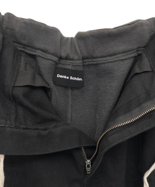 DANKE SCHON（ダンケ シェーン）DANKE SCHON (ダンケ シェーン) ハーフパンツ ブラック×グレー サイズ:Mの古着・服飾アイテム