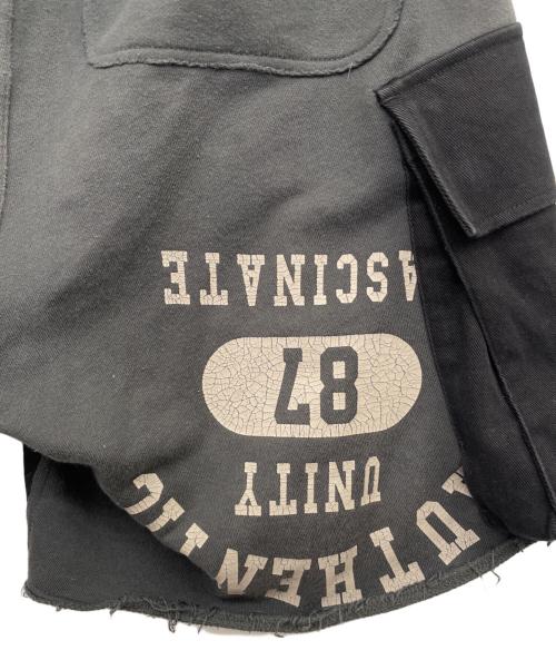 DANKE SCHON（ダンケ シェーン）DANKE SCHON (ダンケ シェーン) ハーフパンツ ブラック×グレー サイズ:Mの古着・服飾アイテム