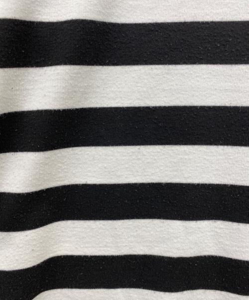 COMME des GARCONS HOMME（コムデギャルソン オム）COMME des GARCONS HOMME (コムデギャルソン オム) ロングカットソー ブラック×ホワイト サイズ:Ｌの古着・服飾アイテム