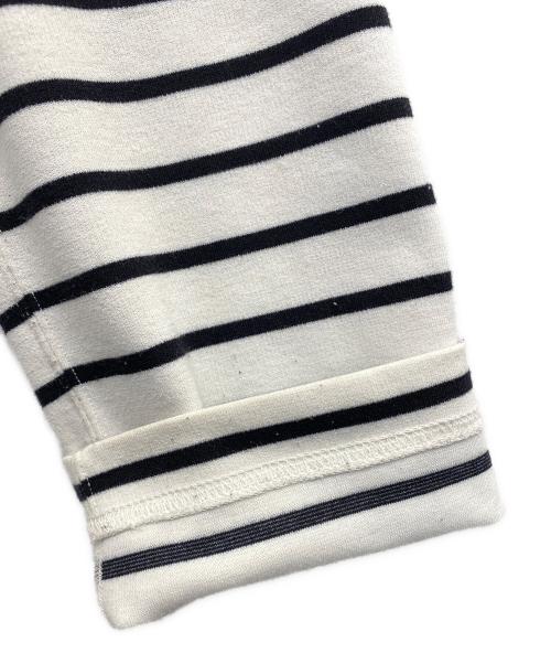 COMME des GARCONS HOMME（コムデギャルソン オム）COMME des GARCONS HOMME (コムデギャルソン オム) ロングカットソー ブラック×ホワイト サイズ:Ｌの古着・服飾アイテム