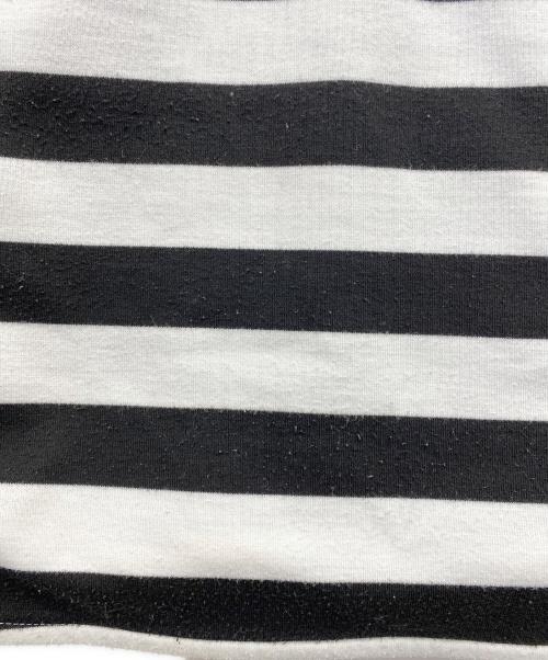 COMME des GARCONS HOMME（コムデギャルソン オム）COMME des GARCONS HOMME (コムデギャルソン オム) ロングカットソー ブラック×ホワイト サイズ:Ｌの古着・服飾アイテム