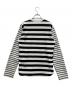 COMME des GARCONS HOMME (コムデギャルソン オム) ロングカットソー ブラック×ホワイト サイズ:Ｌ：5000円