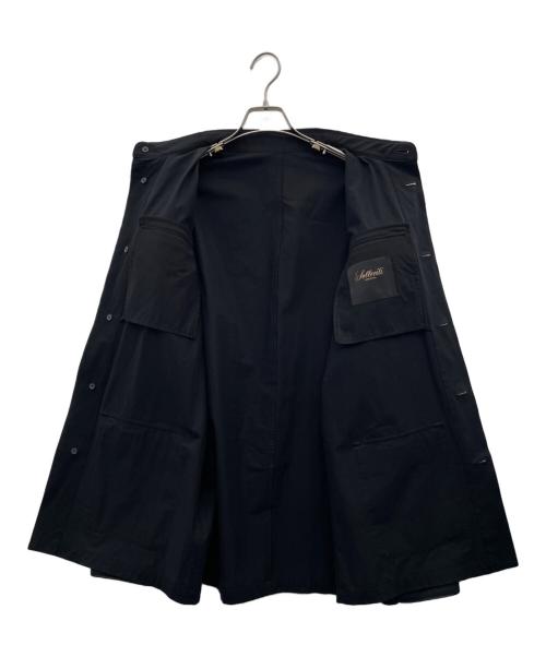 SOLLECITI（ソレシティ）SOLLECITI (ソレシティ) レザーパイピング M-65 ジャケット ブラック サイズ:50の古着・服飾アイテム