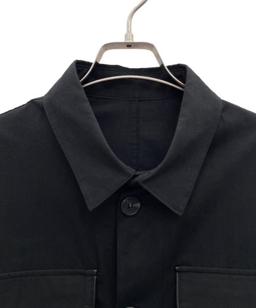 SOLLECITI（ソレシティ）SOLLECITI (ソレシティ) レザーパイピング M-65 ジャケット ブラック サイズ:50の古着・服飾アイテム