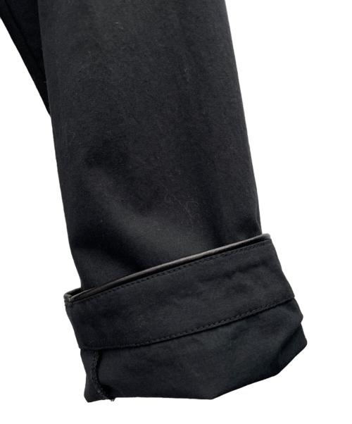 SOLLECITI（ソレシティ）SOLLECITI (ソレシティ) レザーパイピング M-65 ジャケット ブラック サイズ:50の古着・服飾アイテム