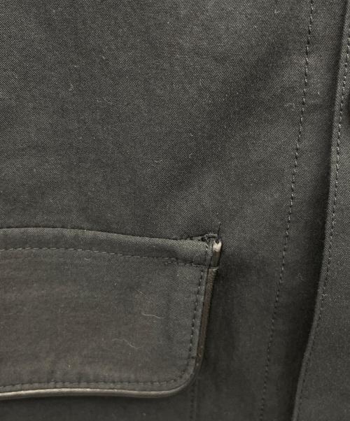 SOLLECITI（ソレシティ）SOLLECITI (ソレシティ) レザーパイピング M-65 ジャケット ブラック サイズ:50の古着・服飾アイテム