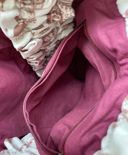 tamaoworld（タマオワールド）tamaoworld (タマオワールド) ２WAY巾着バッグ ホワイトの古着・服飾アイテム