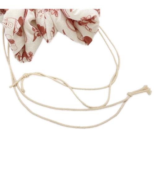 tamaoworld（タマオワールド）tamaoworld (タマオワールド) ２WAY巾着バッグ ホワイトの古着・服飾アイテム