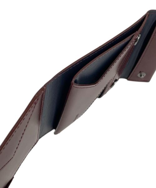 abrasus（アブラサス）abrAsus (アブラサス) 2つ折り財布 レッドの古着・服飾アイテム