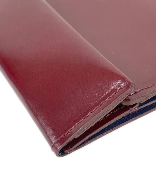 abrasus（アブラサス）abrAsus (アブラサス) 2つ折り財布 レッドの古着・服飾アイテム