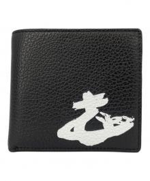 Vivienne Westwood（ヴィヴィアンウエストウッド）の古着「2つ折り財布」｜ブラック