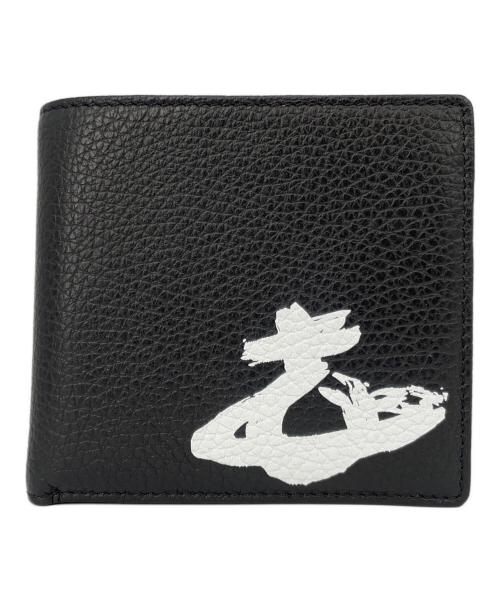 Vivienne Westwood（ヴィヴィアンウエストウッド）Vivienne Westwood (ヴィヴィアンウエストウッド) 2つ折り財布 ブラックの古着・服飾アイテム