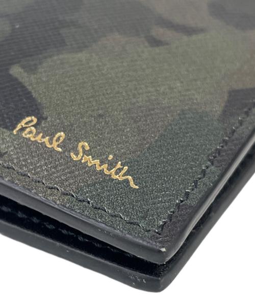 PAUL SMITH（ポールスミス）Paul Smith (ポールスミス) 2つ折り財布 グリーンの古着・服飾アイテム