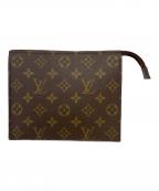 LOUIS VUITTONルイ ヴィトン）の古着「ポシェット トワレット19」｜ブラウン