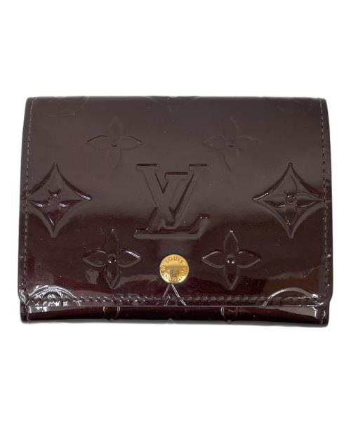 LOUIS VUITTON（ルイ ヴィトン）LOUIS VUITTON (ルイ ヴィトン) カードケース　アンヴェロップ・カルトドゥヴィジット アマラントの古着・服飾アイテム