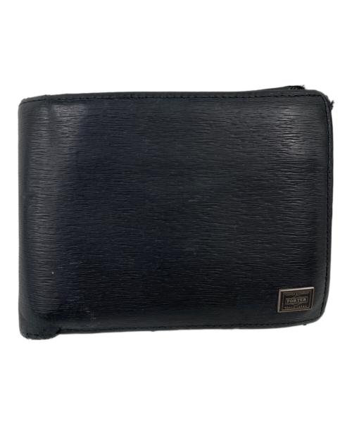 PORTER（ポーター）PORTER (ポーター) 2つ折り財布 ブラックの古着・服飾アイテム