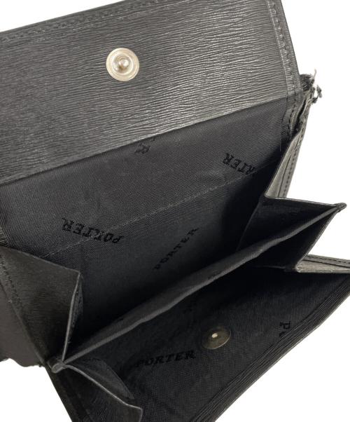 PORTER（ポーター）PORTER (ポーター) 2つ折り財布 ブラックの古着・服飾アイテム