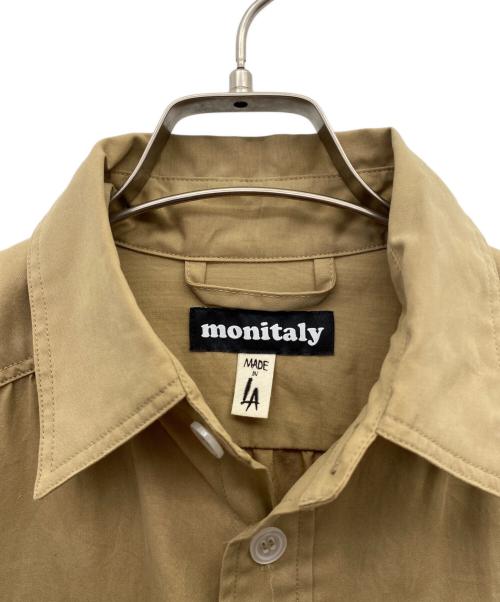 MONITALY（モニタリー）MONITALY (モニタリー) バンクロスワークシャツ ブラウン サイズ:-の古着・服飾アイテム
