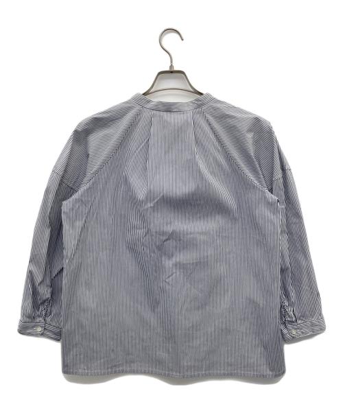 IENA（イエナ）IENA (イエナ) 長袖ブラウス ブルーホワイト サイズ:-の古着・服飾アイテム