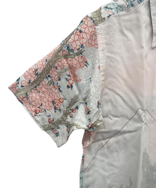 Sun Surf×葛飾北斎（サンサーフ カツシカホクサイ）Sun Surf×葛飾北斎 (サンサーフ カツシカホクサイ) 半袖シャツ ピンク サイズ:Mの古着・服飾アイテム