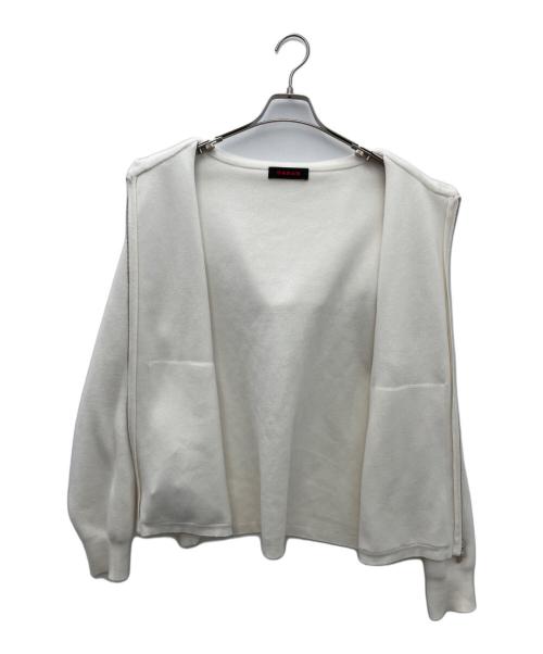 CABAN（キャバン）CABAN (キャバン) ジップパーカー ホワイト サイズ:Mの古着・服飾アイテム